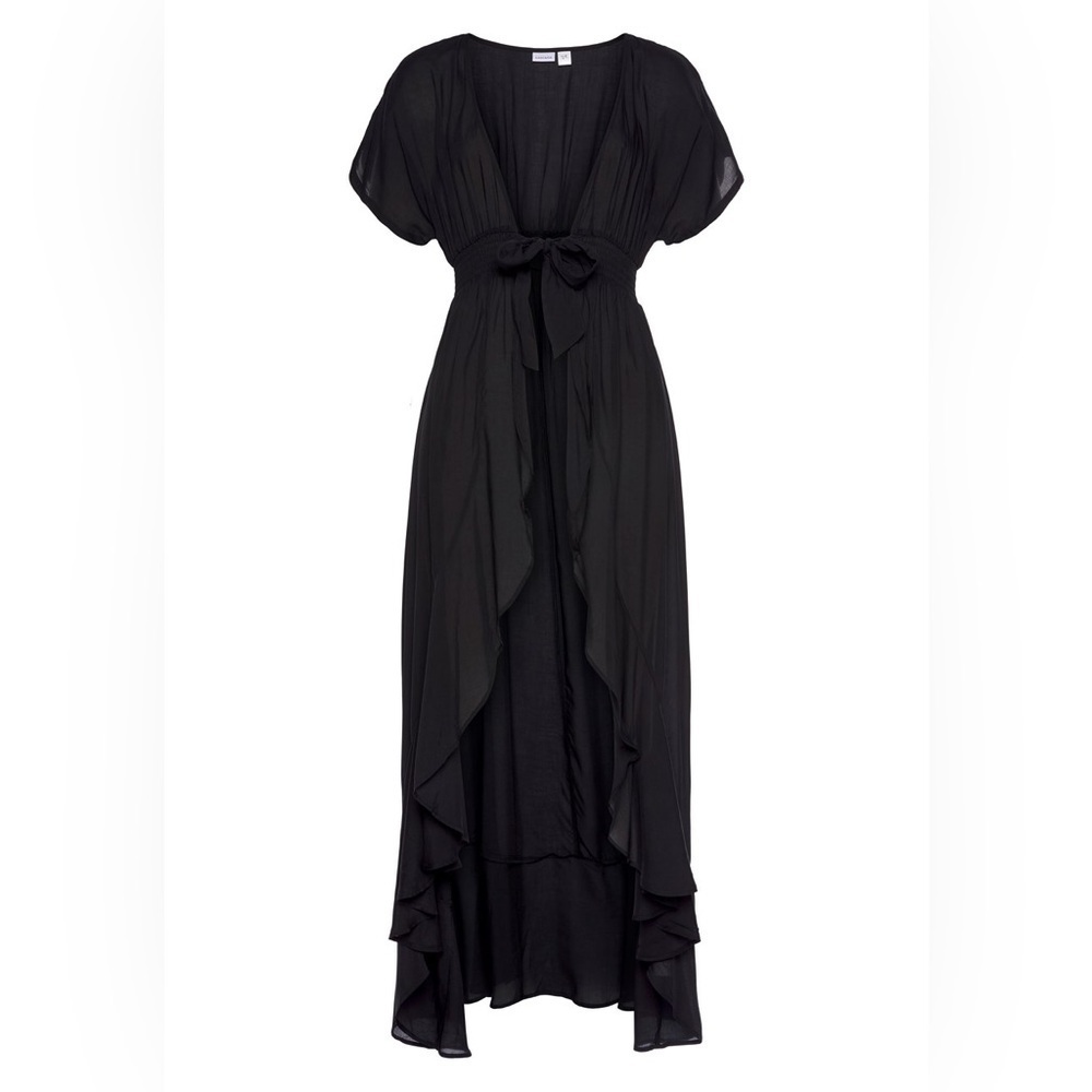 Lascana s.Oliver Black Ruffle Swim Coverup NWT size 12 - Picture 13 of 16